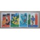 ARGENTINA 1994 GJ 2664/7 SERIE COMPLETA MINT FUTBOL U$ 6